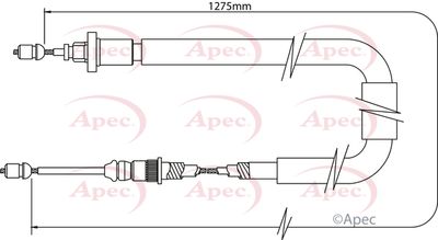 APEC Brake Cable CAB1384