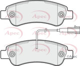 APEC Rear Brake Pads PAD2037