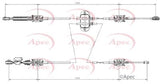 APEC Gear Control Cable CAB7005