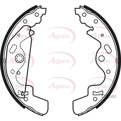 APEC Brake Shoes SHU673