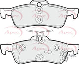 APEC Rear Brake Pads PAD1966
