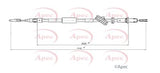 APEC Brake Cable Right CAB1747