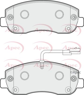 APEC Front Brake Pads PAD1797