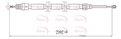 APEC Brake Cable CAB1677