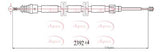 APEC Brake Cable CAB1677