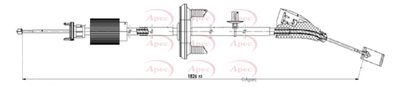 APEC Brake Cable CAB1656