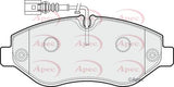 APEC Front Brake Pads PAD1571
