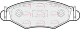 APEC Front Brake Pads PAD1213