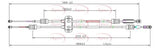 APEC Gear Control Cable CAB7032