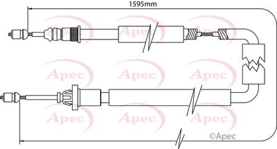 APEC Brake Cable CAB1358