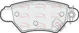 APEC Rear Brake Pads PAD1024