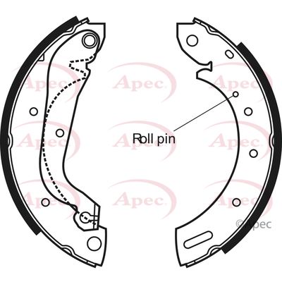 APEC Brake Shoes SHU581
