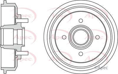 APEC Brake Drum DRM9203