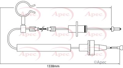APEC Clutch Cable CAB5002