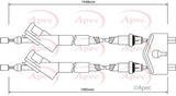 APEC Brake Cable CAB1149
