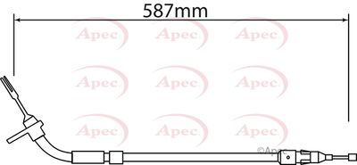 APEC Brake Cable CAB1549