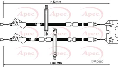 APEC Brake Cable CAB1140
