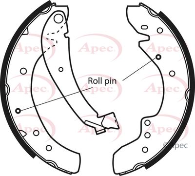 APEC Brake Shoes SHU528