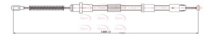 APEC Brake Cable CAB1599