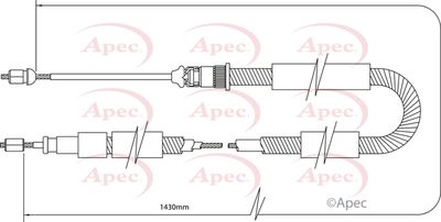 APEC Brake Cable CAB1329