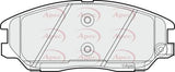 APEC Front Brake Pads PAD1507