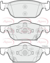 APEC Front Brake Pads PAD1692