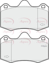 APEC Rear Brake Pads PAD1721