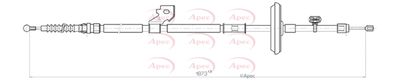 APEC Brake Cable CAB1623