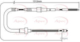 APEC Brake Cable CAB1399
