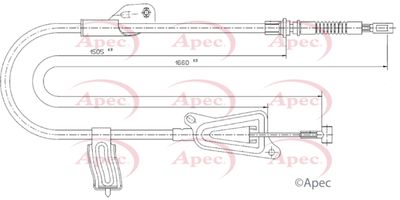 APEC Brake Cable CAB1305