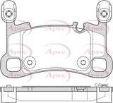 APEC Rear Brake Pads PAD2276