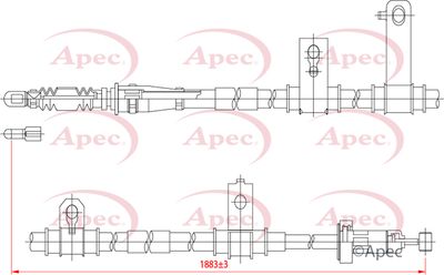 APEC Brake Cable CAB1235