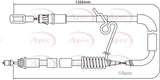 APEC Brake Cable CAB1197