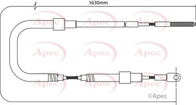 APEC Brake Cable CAB1021