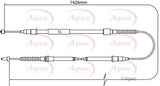APEC Brake Cable CAB1468