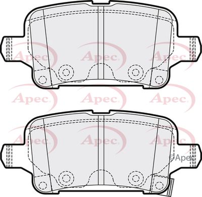 APEC Rear Brake Pads PAD2126
