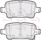 APEC Rear Brake Pads PAD2126