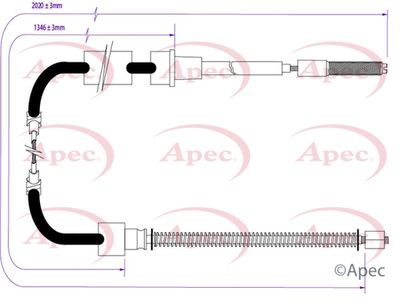 APEC Brake Cable CAB1685