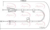 APEC Brake Cable CAB1322
