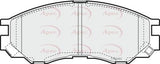 APEC Front Brake Pads PAD1059
