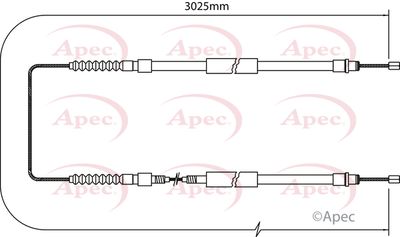 APEC Brake Cable CAB1066