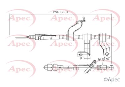APEC Brake Cable CAB1346