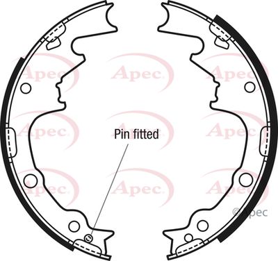 APEC Brake Shoes SHU702