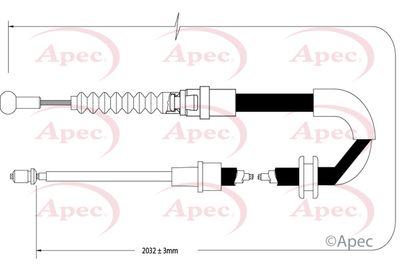 APEC Brake Cable CAB1518