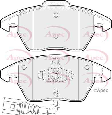 APEC Front Brake Pads PAD1313