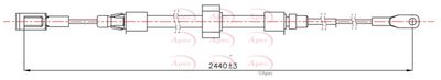 APEC Brake Cable CAB1587