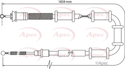 APEC Brake Cable CAB1103