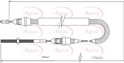 APEC Brake Cable CAB1330