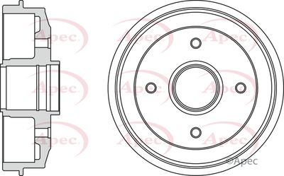 APEC Brake Drum DRM9109